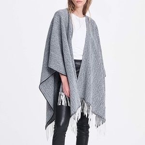 Rag & Bone Herringbone Poncho